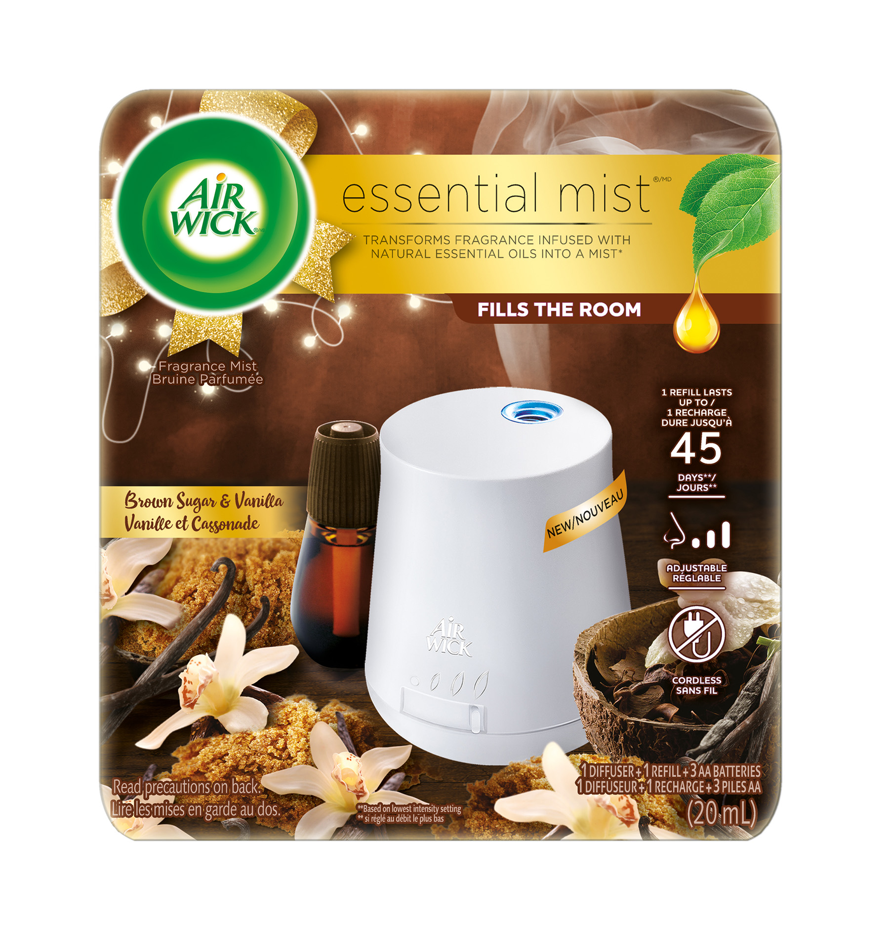 AIR WICK® Essential Mist - Brown Sugar & Vanilla - Kit (Canada)